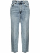 TOTEME - Tapered Leg Denim Cotton Jeans