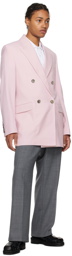 AMI Alexandre Mattiussi Pink Oversized Blazer