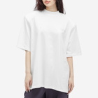 The Attico Women's Kilie Oversized Logo T-Shirt in White