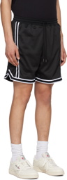 John Elliott Black Vintage Varsity Shorts