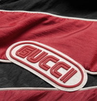 Gucci - Appliquéd Striped Shell Jacket - Men - Black