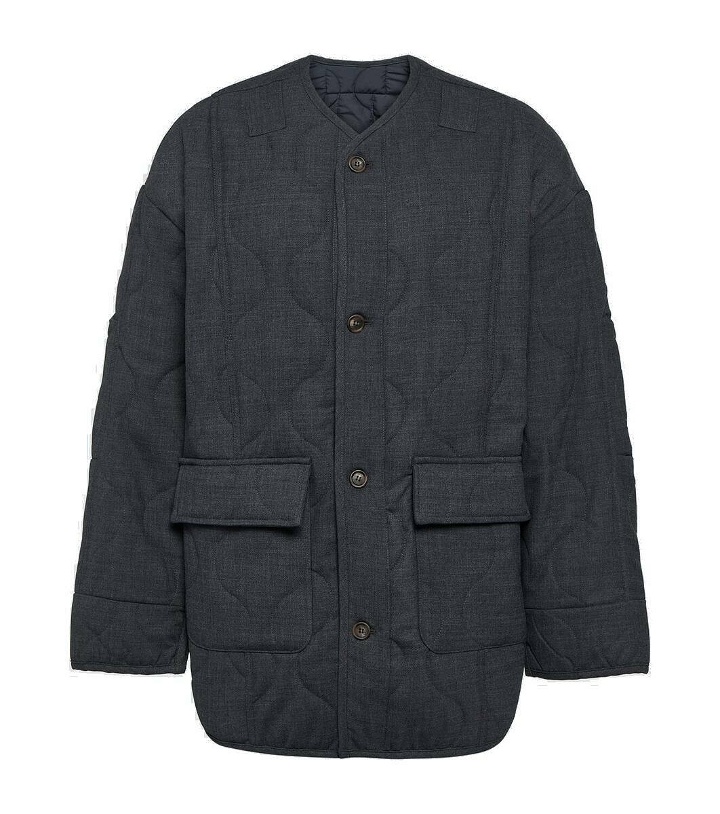 Photo: The Frankie Shop Ted quilted wool-blend jacket