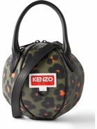 KENZO - Discover Floral-Print Faux Leather Messenger Bag