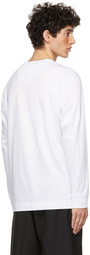 Fendi White 'Forever Fendi' Long Sleeve T-Shirt