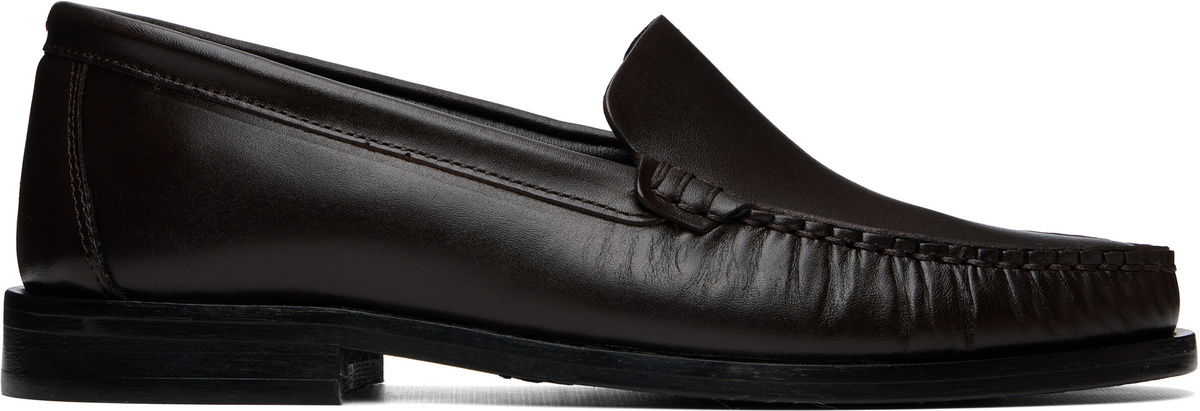 Aeyde Brown Arthur Apron Loafers