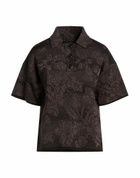 Barrie Womens Polo shirt in Black
