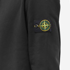 Stone Island Men's Garment Dyed Half Zip Sweat in Black