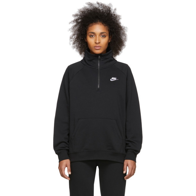 Photo: Nike Black NSW Essentials Zip Pullover