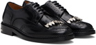 Toga Virilis Black Leather AJ855 Derbys