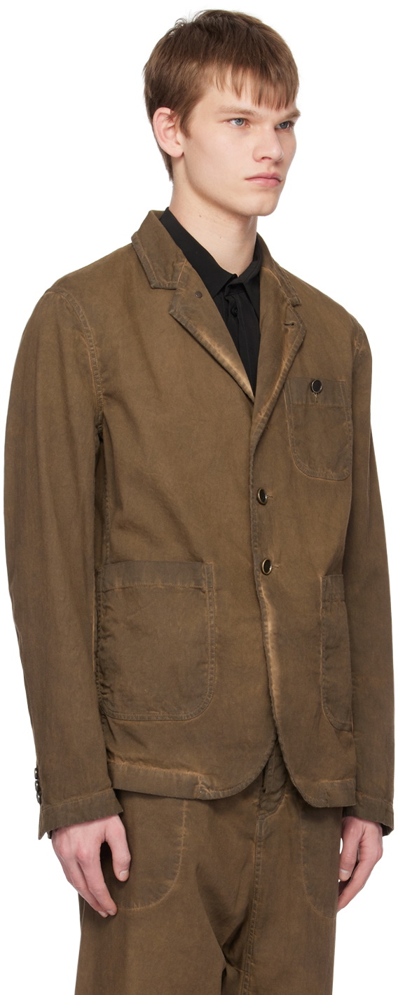 UMA WANG Tan Jose Blazer