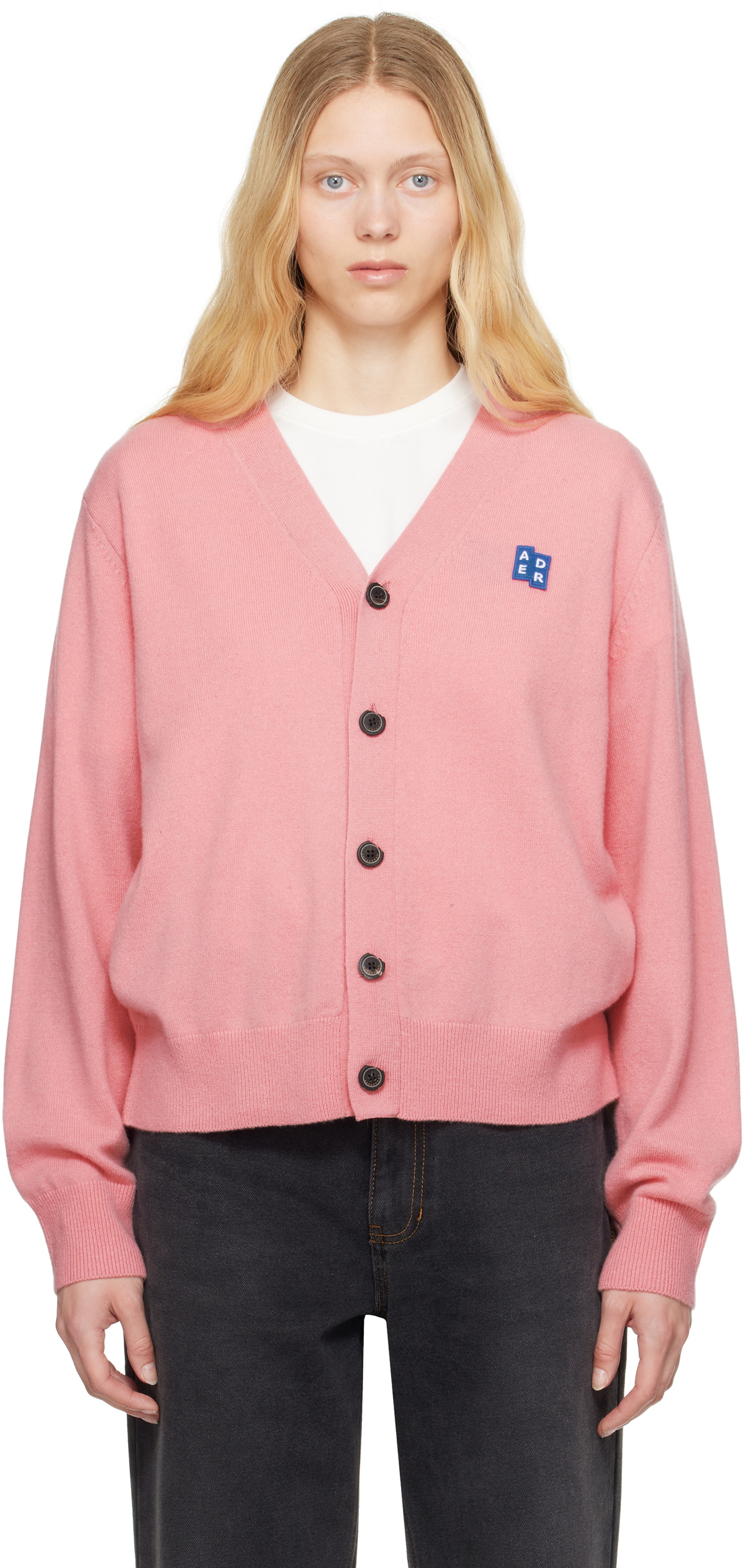 ADER error Pink Sig; BL Tag 01 Cardigan