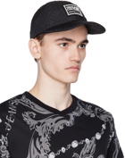 Versace Jeans Couture Black Quilted Cap