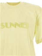Sunnei Embroidery Logo T Shirt