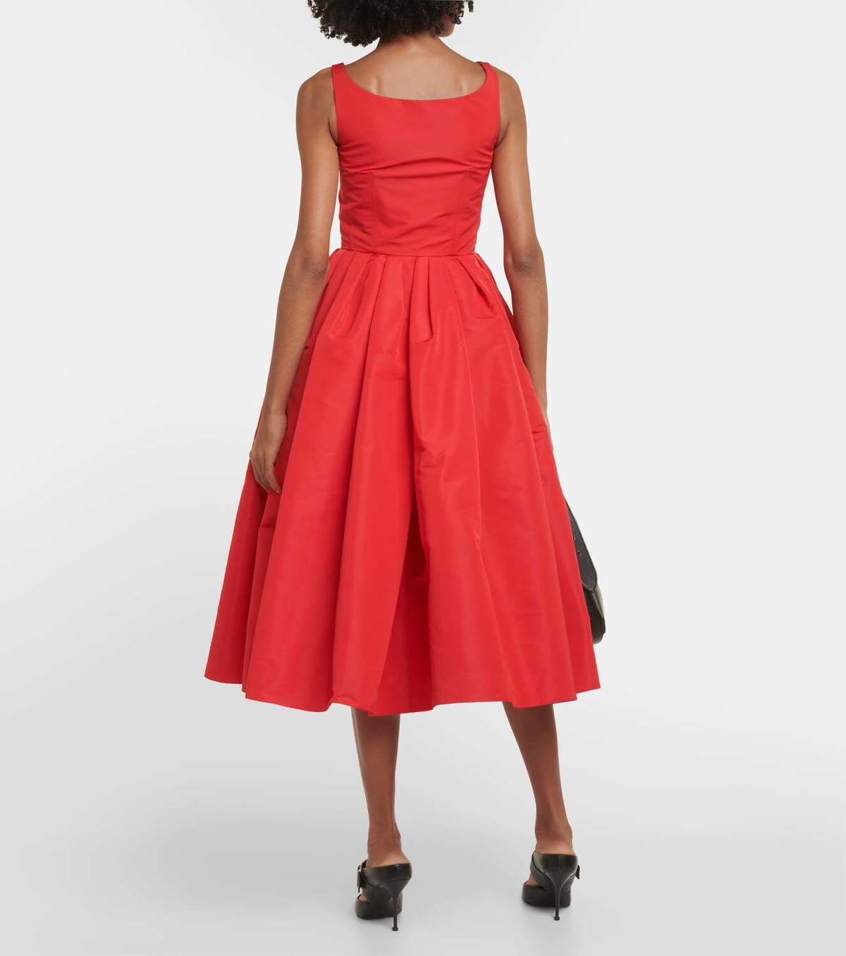 Alexander McQueen Polyfaille midi dress Alexander McQueen