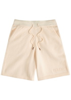 Honor The Gift Logo Brushed Knit Shorts Cream