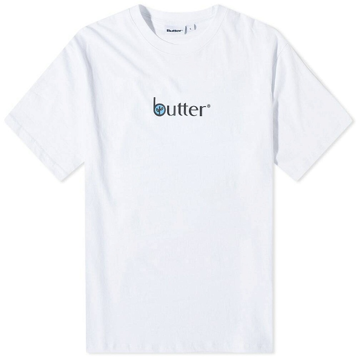 Photo: Butter Goods Men's Leaf Classic Logo T-Shirt in White