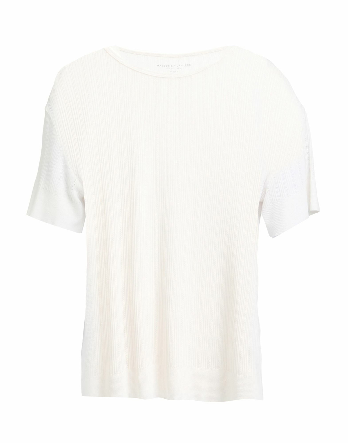 Majestic Filatures Womens T-shirt in Off white