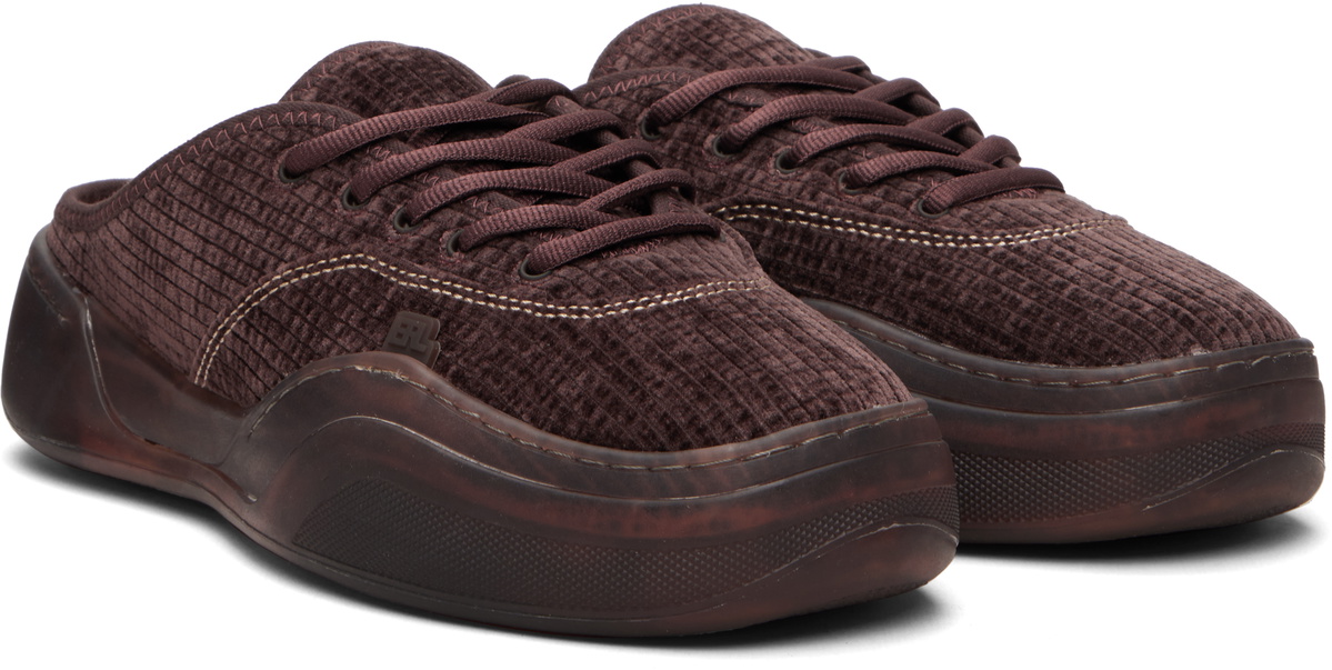 ERL Brown Corduroy Camino Sneakers
