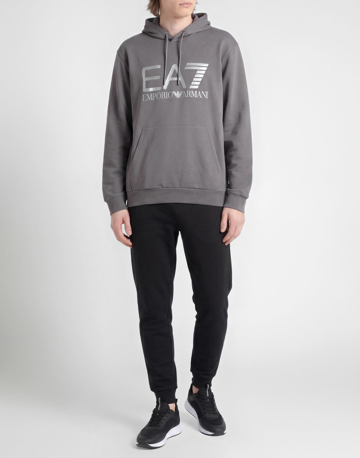Ea7 Mens Sweatshirt in Grey