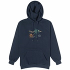 Magenta Men's Desert Hoodie in Dark Navy