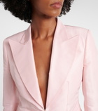 Gucci Silk faille blazer