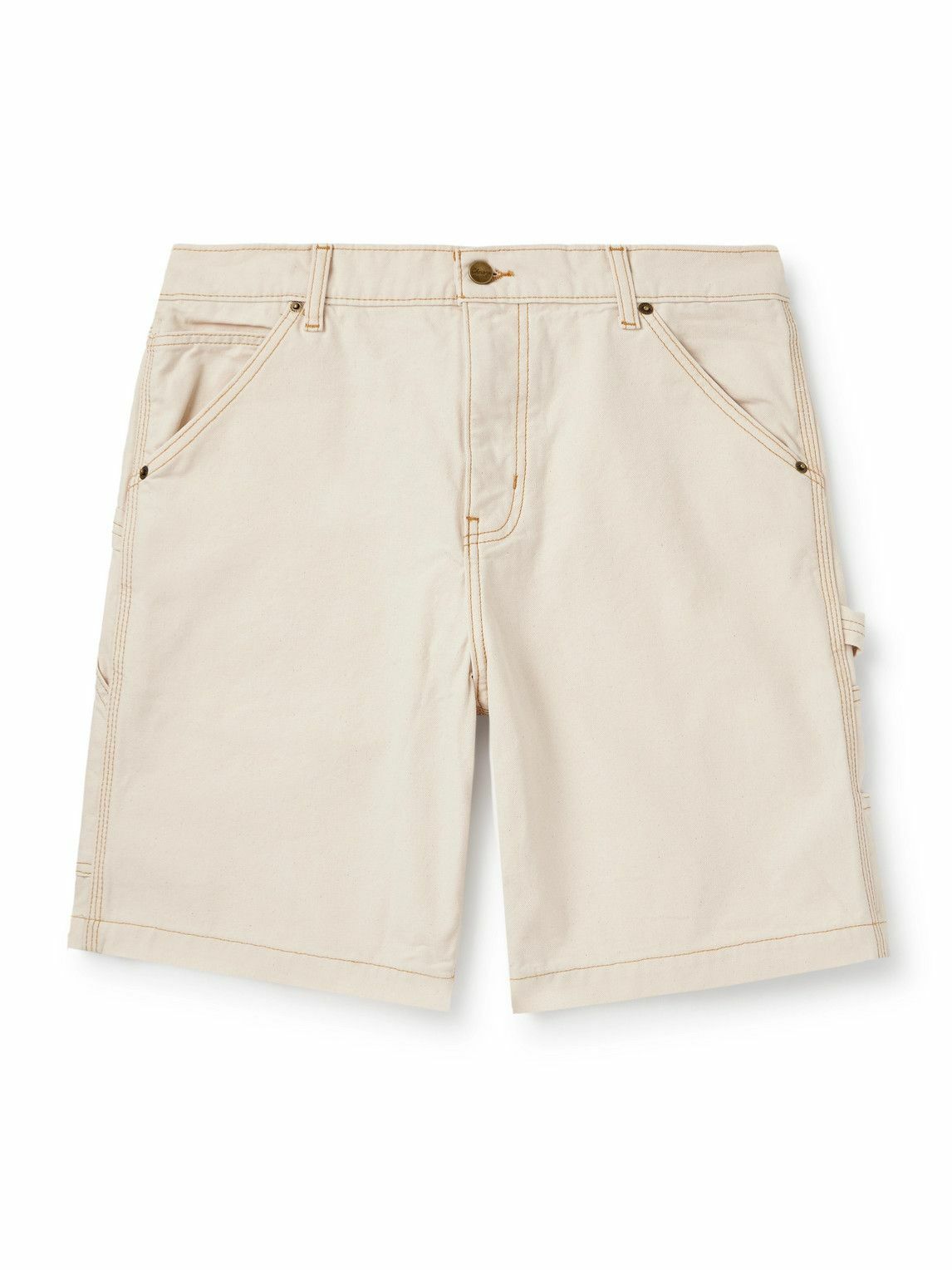 Cherry Los Angeles - Carpenter Straight-Leg Denim Shorts - Neutrals