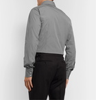 TOM FORD - Grey Slim-Fit Cotton-Poplin Shirt - Gray