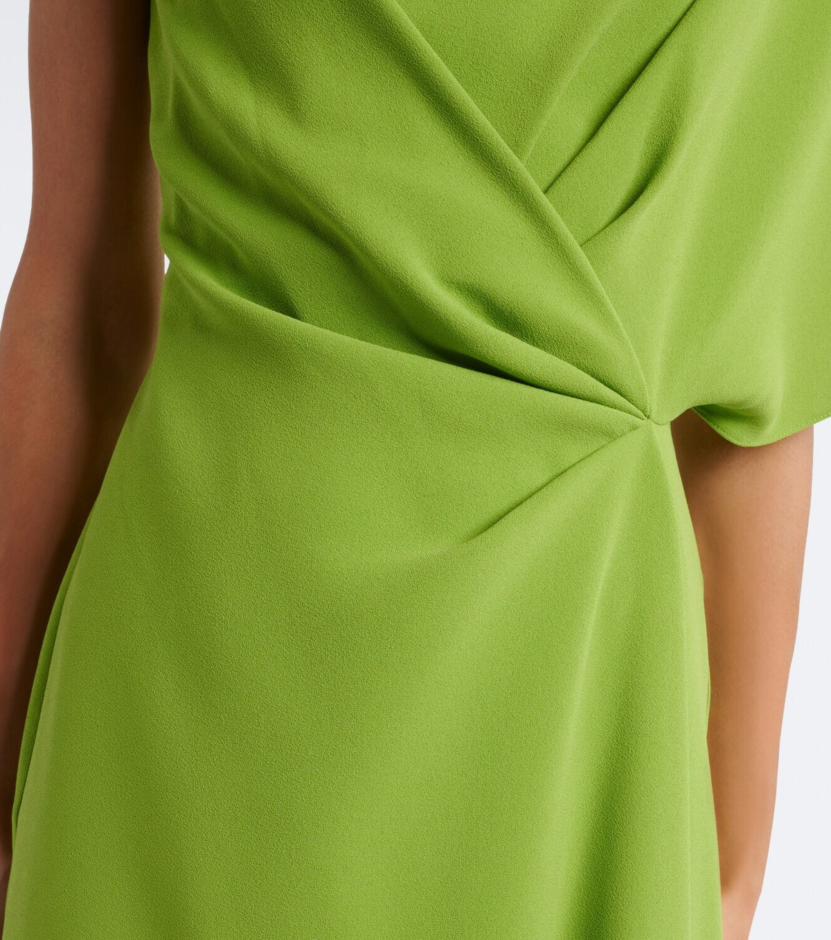 Roksanda Elva asymmetric crêpe midi dress