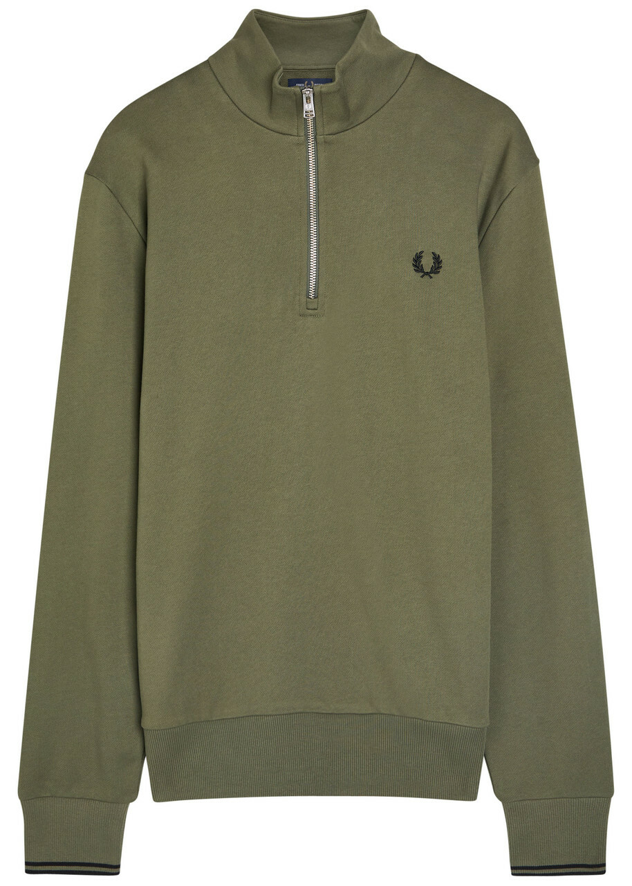 Fred Perry x Lavenham Quilted Taped Tracktop Fred Perry