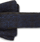 Favourbrook - Audley Pre-Tied Wool and Silk-Blend Jacquard Bow Tie - Blue