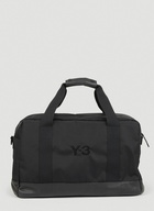 Logo Motif Weekend Bag in Black