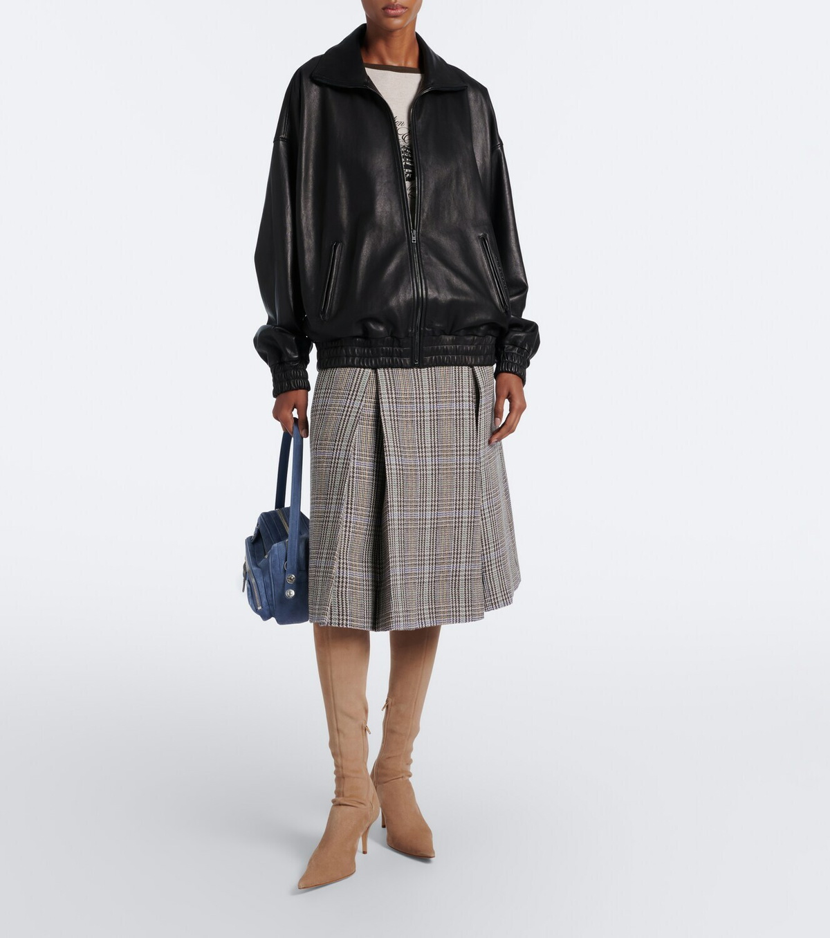 Acne Studios Suede knee-high boots