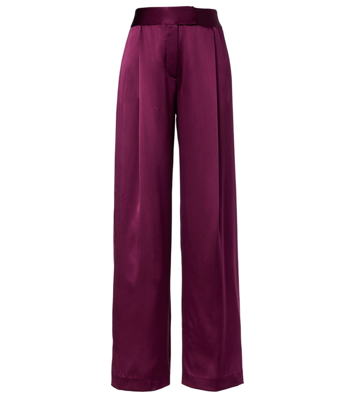 Photo: The Sei High-rise silk wide-leg pants