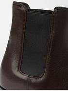 SAINT LAURENT - Wyatt Leather Chelsea Boots - Brown