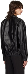 HYEIN SEO Black Waxed Cotton Jacket
