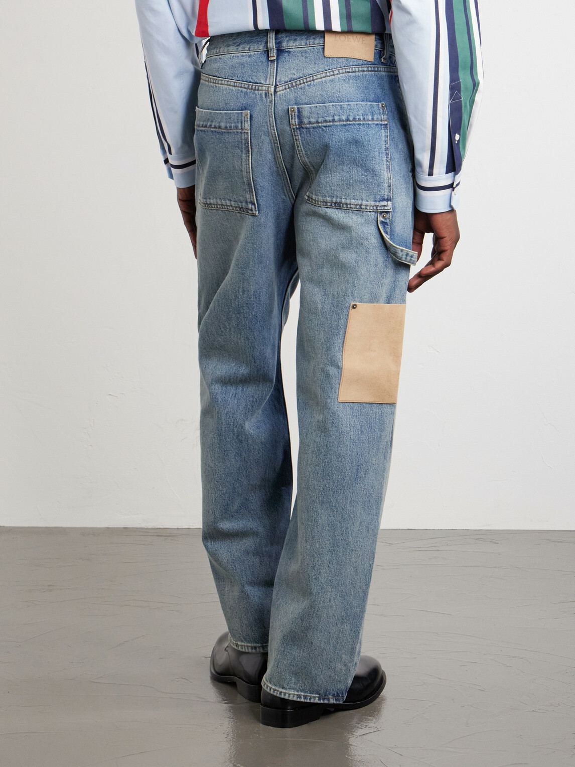 LOEWE - Wide-Leg Baggy Jeans - Blue