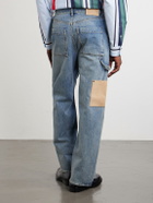 LOEWE - Wide-Leg Baggy Jeans - Blue