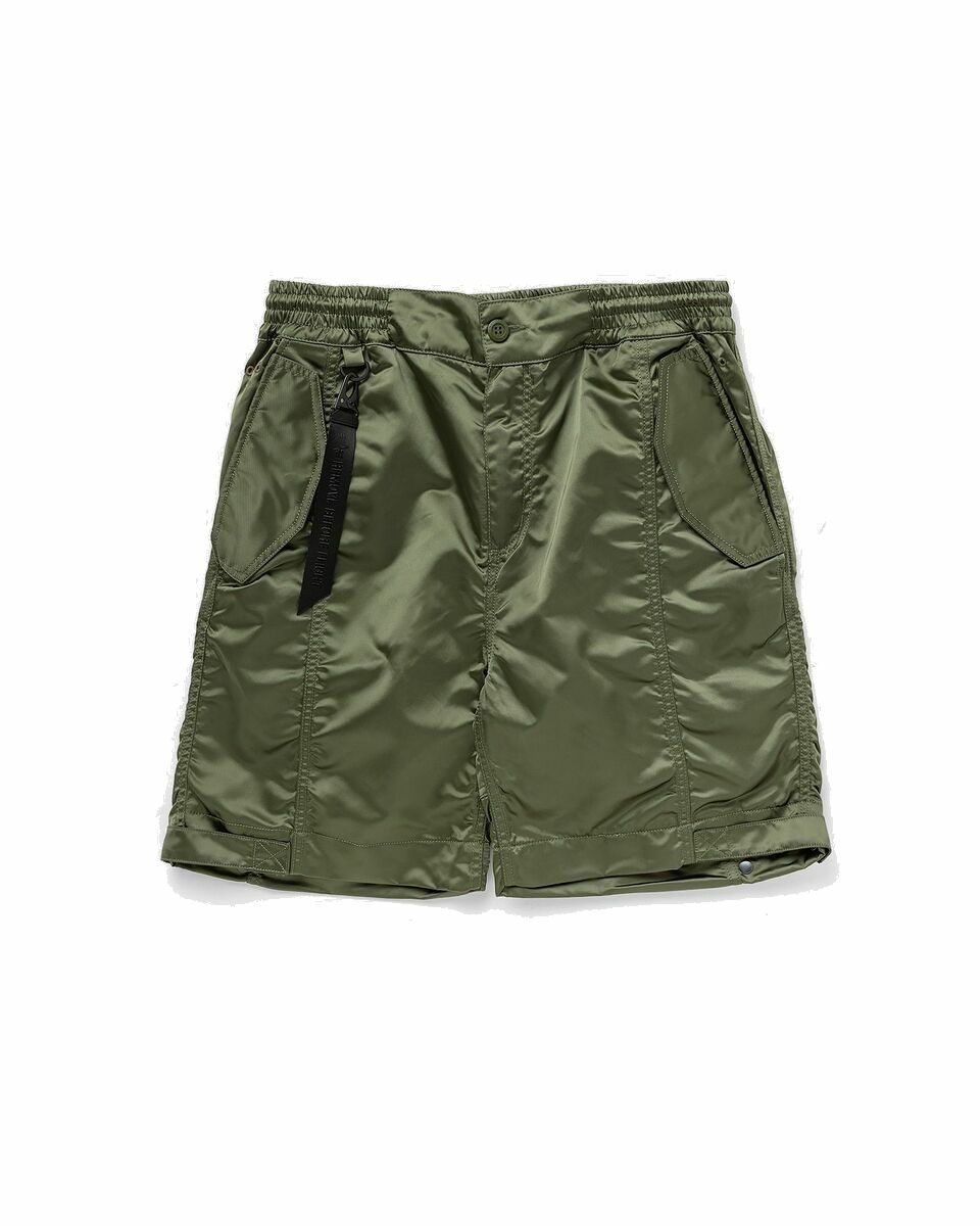 Photo: Alpha Industries Shorts Nylon Short Uv Green - Mens - Casual Shorts