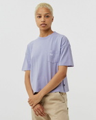 Patta Wmns Basic Boxy Pocket T Shirt Purple - Womens - Shortsleeves