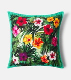 Dolce&Gabbana Casa Floral cotton canvas cushion