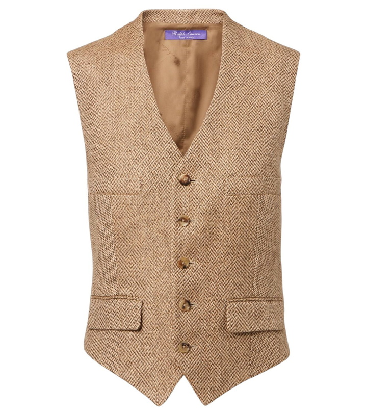 Photo: Ralph Lauren Collection Holland linen tweed vest
