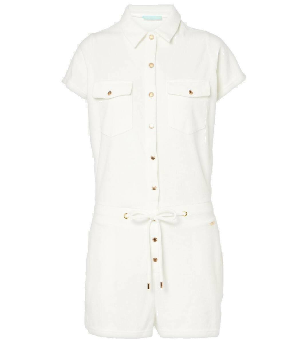 【Melissa Odabash】 Naomiフローラルコットンジャンプスーツ Melissa Odabash Naomi strapless cotton jumpsuit Melissa Odabash