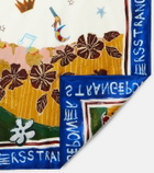 Alémais x MLAK Tangible Love printed silk twill scarf