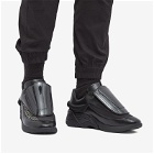 Raf Simons Men's Antei Oversized Sneakers in Black/Off-White
