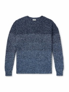 Etro - Degradé Cotton-Jacquard Sweater - Blue