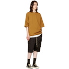 Rick Owens Tan Crewneck T-Shirt