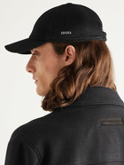 Zegna - Logo-Embellished Cashmere-Felt Baseball Cap - Black