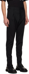 Dsquared2 Black Raw Cut Trousers