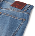 Isaia - Slim-Fit Stretch-Denim Jeans - Blue