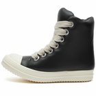 Rick Owens Women's Jumbo Lace Padded Sneakers in Black